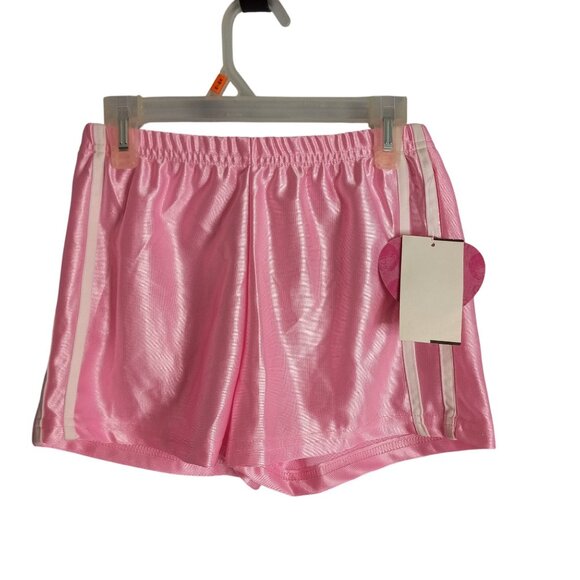 California Concepts Size M Shorts Pink Monkey Print Shiny NEW - Picture 2 of 5